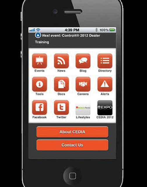 CEDIA app for AV industry