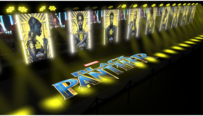 Avolites Titan and Ai power Black Panther European première