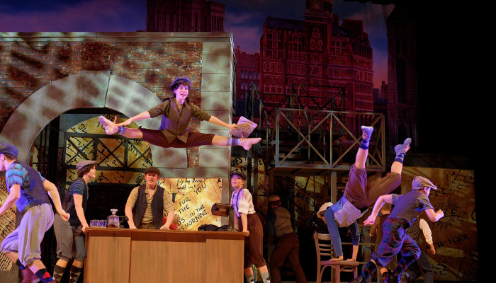 Elation lights Floyd Central HS production of “Newsies”