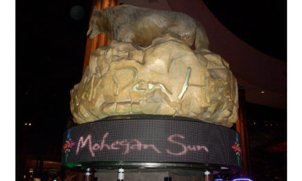 Mohegan Sun Casino adds advertising and promotional capabilities to slots with NanoLumens® truly curved 360-degree displays