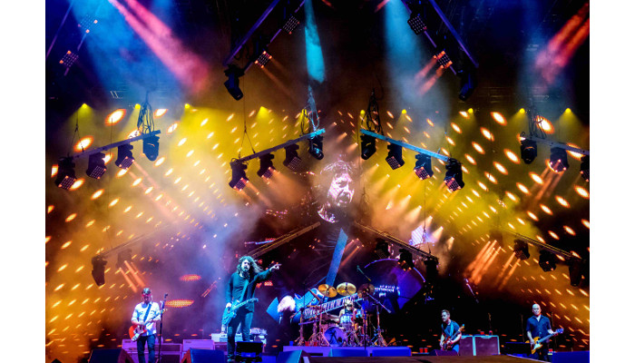 Ayrton rocks with Foo Fighters for Concrete and Gold