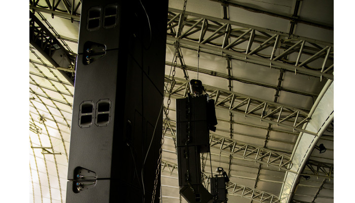 KV2 Audio demonstrates at Myer Music Bowl