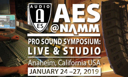 AES@NAMM 2019 expanded program and registration options revealed