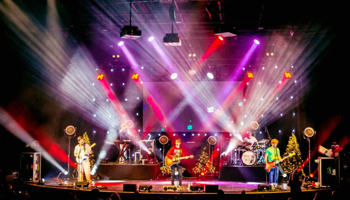 Decade The Halls Tour Through Time chimes with CHAUVET Professional