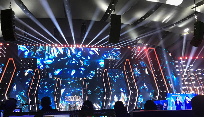 Clair Brothers at the Indonesian Choice Awards