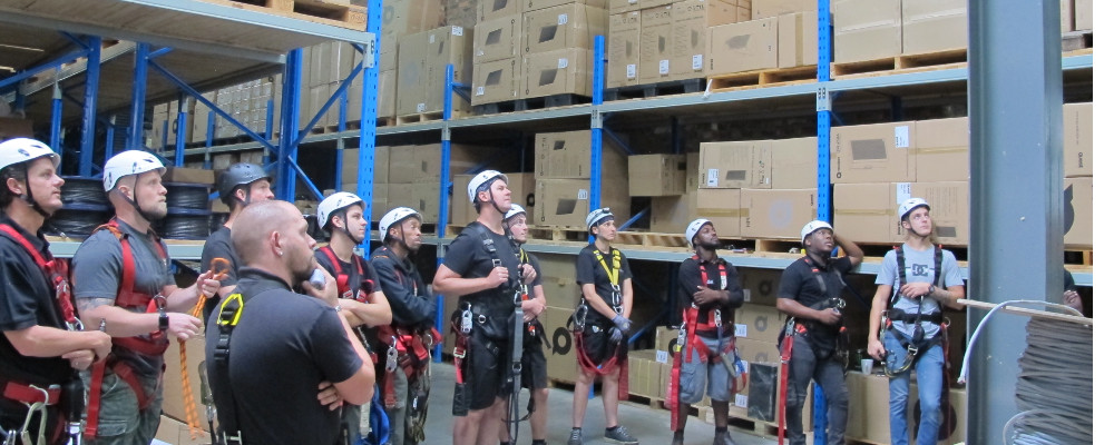GRAVITY GROUP DOES RIGGING TRAINING AT DWR