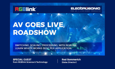 AV GOES LIVE WITH RGBLINK ROADSHOW