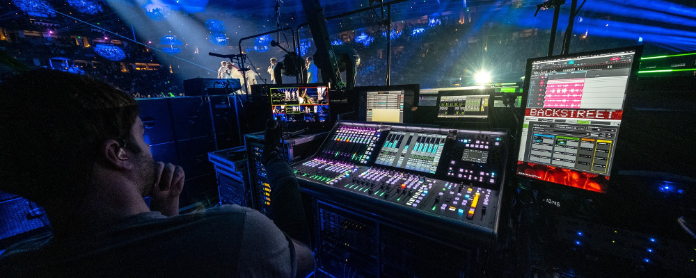 SSL IS LARGER THAN LIFE ON BACKSTREET BOYS DNA WORLD TOUR