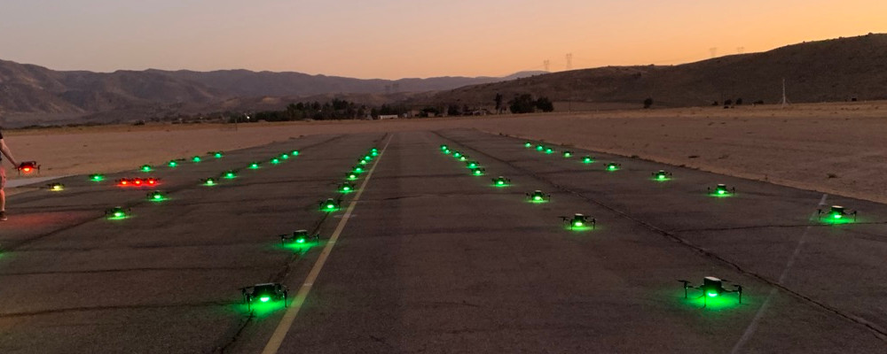 VERGE AERO FLIES WORLD’S FIRST MUSIC VIDEO DRONE SHOW WITH PNAU