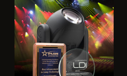 THE CLAYPAKY XTYLOS WINS TWO AWARDS AT LDI 2019